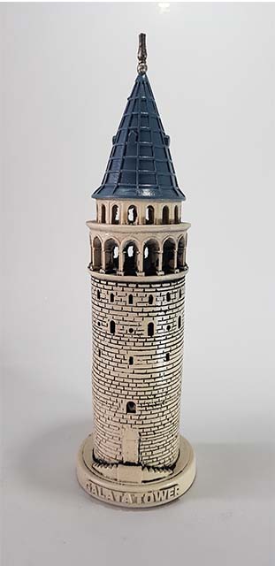 Galata Kulesi Biblo 29cm Bej